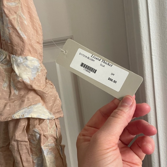 NWT Lizard Thicket Ruffled Peach Dress - Picture 4 of 4